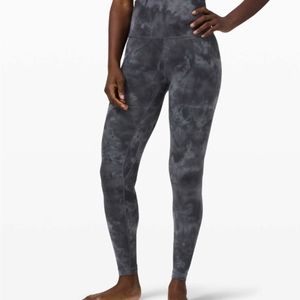 LULULEMON DIAMOND DYE ALIGN 28" GRAPHITE GREY